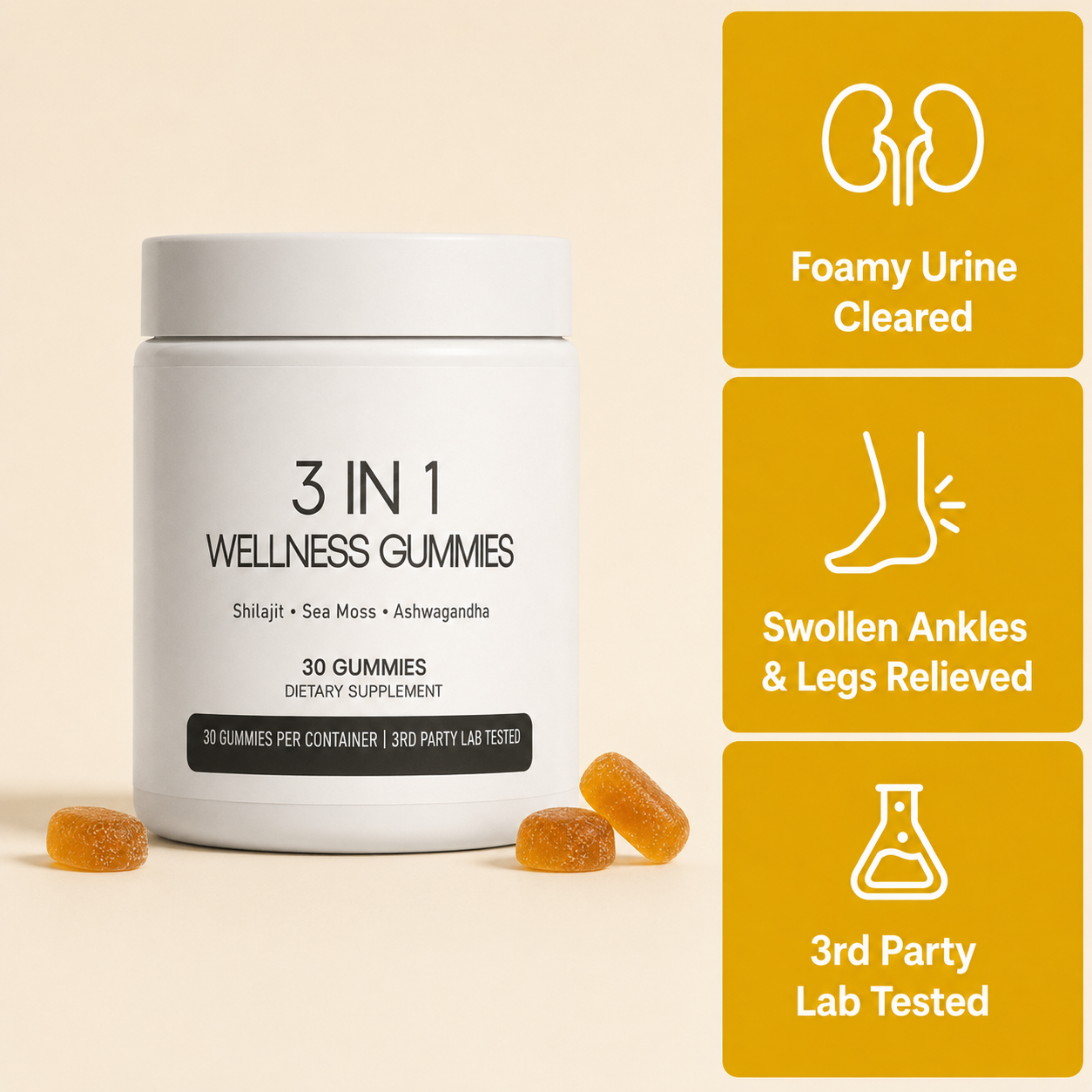 Kidney Support Shilajit Gummies